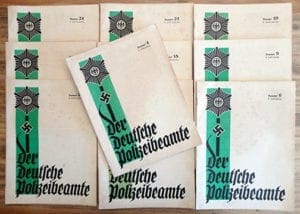 1934 ISSUES OF THE NAZI POLICE PERIODICAL