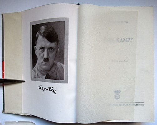 1930-1943 PEOPLE'S EDITIONS OF ADOLF HITLERS "MEIN KAMPF" F-601d