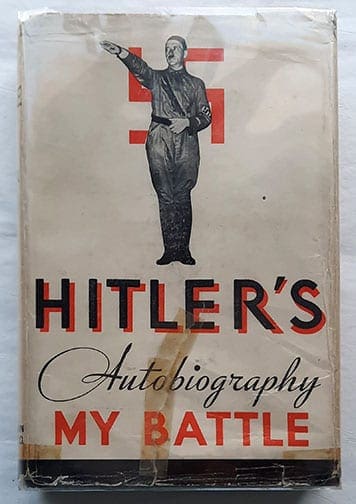 1933 FIRST AMERICAN EDITION OF ADOLF HITLERS "MEIN KAMPF"