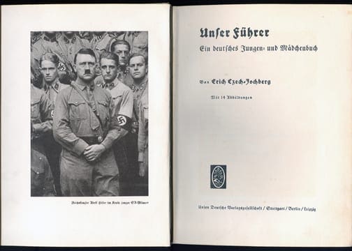 1933 THIRD REICH PHOTO BOOK ON HITLER FOR THE GERMAN YOUTH