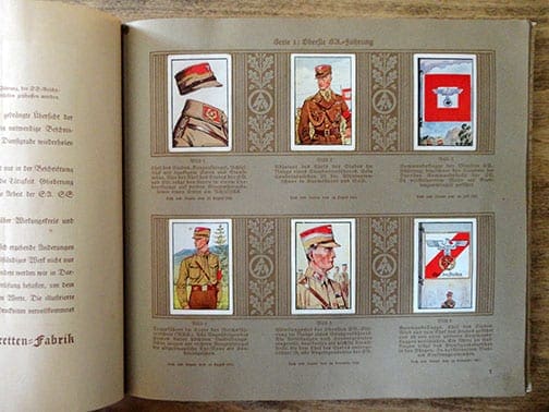1933 FULL COLOR ALBUM ON SA, SS AND HJ UNIFORMS