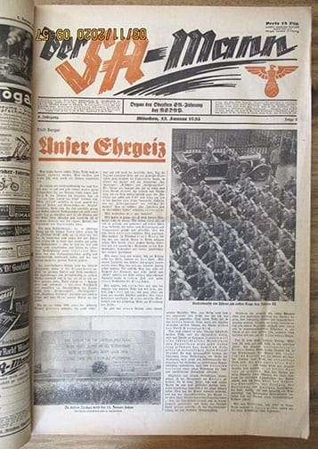 1935 BOUND OFFICIAL NEWSPAPER OF THE S.A.