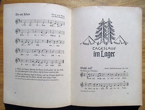 1937 OFFICIAL B.D.M. SONGBOOK