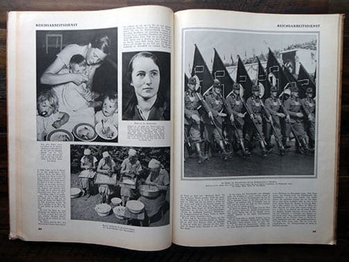 1937 PHOTO BOOK THE FIRST FOUR YEARS OF HITLER-GERMANY