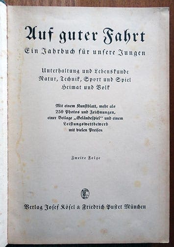 1937 PHOTO YEARBOOK FOR HITLER YOUTH BOYS