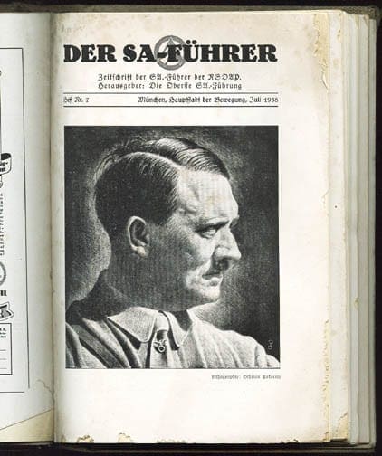 1938 ISSUES OF THE S.A. LEADER PERIODICAL IN ORIGINAL BINDER