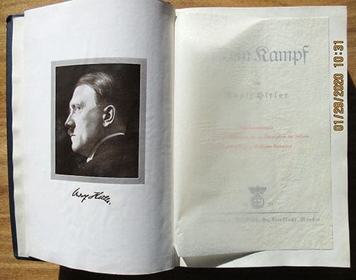 1939 SPECIAL EDITION OF ADOLF HITLERS "MEIN KAMPF"