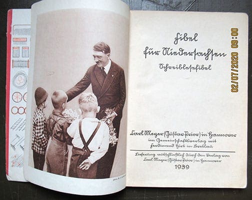 1939 'PATRIOTIC' NAZI SCHOOL BOOK FOR LOWER SAXONIA
