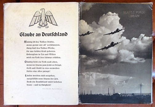 1940 JUNKERS AIRPLANE MANUFACTURER PHOTO BOOK