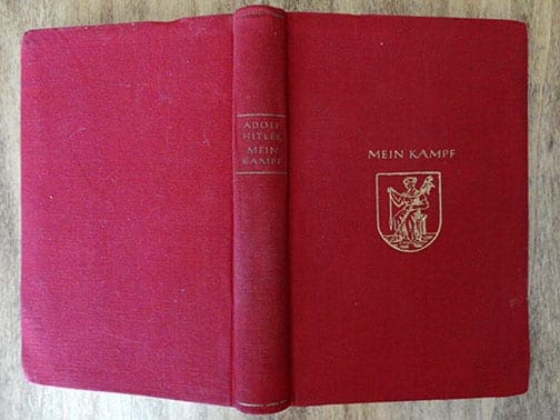 1940 BACKPACK EDITION "MEIN KAMPF" CONVERTED TO A WEDDING EDITION