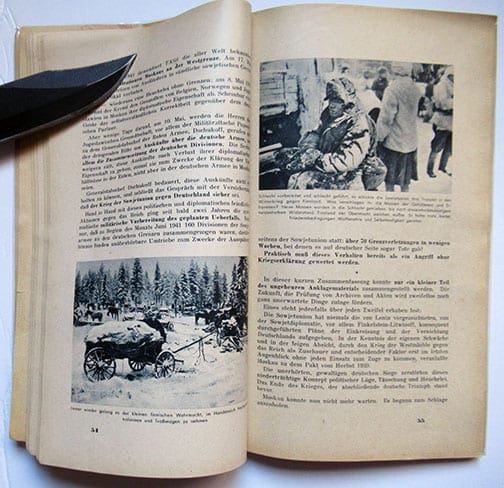 1941 THIRD REICH PHOTO BOOK JUSTIFYING THE WAR AGAINST RUSSIA