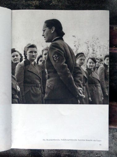 1942 ARBEITSMAIDEN IN THE ALPS NAZI PHOTO BOOK