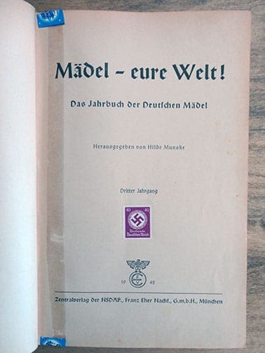 1942 NAZI BdM PHOTO YEAR BOOK