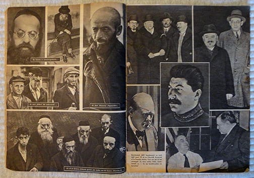 1942 BELGIAN EDITION OF THE SS-HAUPTAMT PHOTO BOOK ON JEWISH & BOLSHEVIST SUBHUMANS