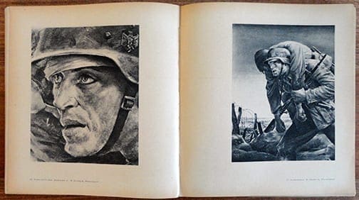 1943 THIRD REICH WAR ART BOOK