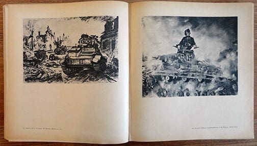1943 THIRD REICH WAR ART BOOK