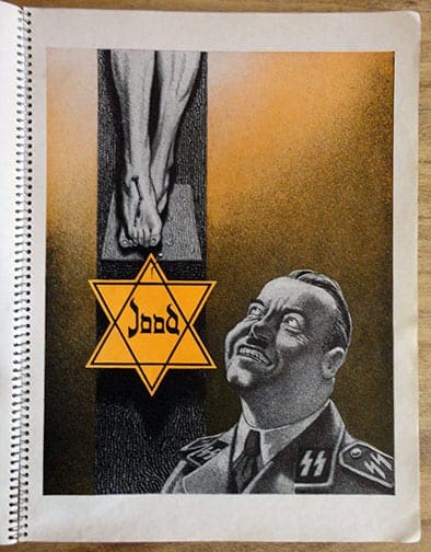 1945 DUTCH ANTI NAZI CARICATURES BOOK