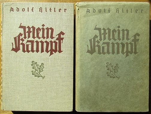TWO VOLUME SPECIAL EDITION OF ADOLF HITLERS "MEIN KAMPF"