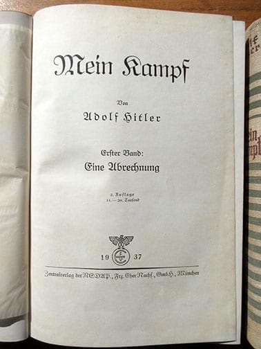 TWO VOLUME SPECIAL EDITION OF ADOLF HITLERS "MEIN KAMPF"
