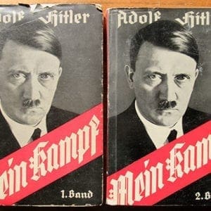 TWO VOLUME BOXED PAPERBACK EDITION OF ADOLF HITLERS "MEIN KAMPF"