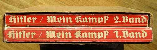 TWO VOLUME BOXED PAPERBACK EDITION OF ADOLF HITLERS "MEIN KAMPF"