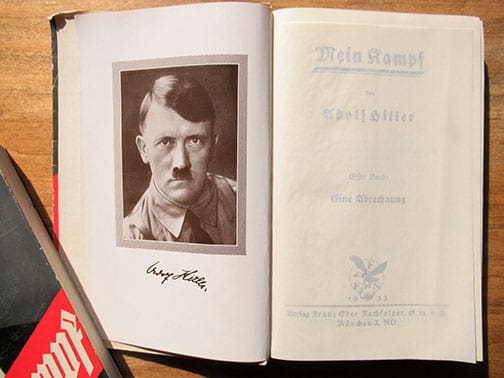 TWO VOLUME BOXED PAPERBACK EDITION OF ADOLF HITLERS "MEIN KAMPF"
