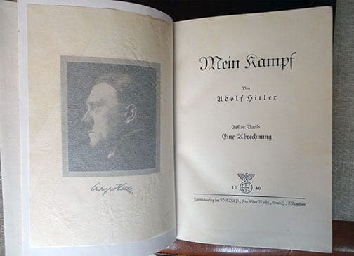2 VOLUME SPECIAL EDITION SETS OF ADOLF HITLERS "MEIN KAMPF" d