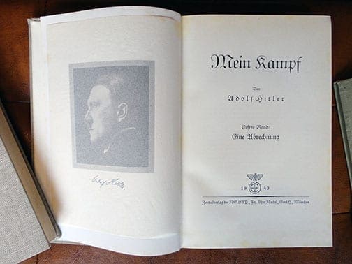 2 VOLUME SPECIAL EDITION SETS OF ADOLF HITLERS "MEIN KAMPF" b