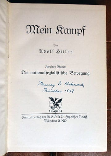 1934-1939 TWO VOLUME SPECIAL EDITION OF ADOLF HITLERS "MEIN KAMPF" b