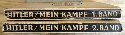 1932 FIRST EDITION 2 VOLUME PAPERBACK EDITION OF ADOLF HITLERS "MEIN KAMPF"