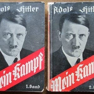 1933 TWO VOLUME PAPERBACK EDITION OF ADOLF HITLERS "MEIN KAMPF"