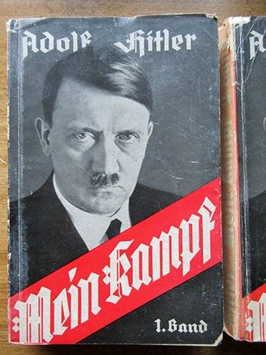 1933 TWO VOLUME PAPERBACK EDITION OF ADOLF HITLERS "MEIN KAMPF"