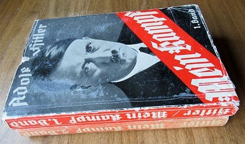 1936 TWO VOLUME PAPERBACK EDITION OF ADOLF HITLERS "MEIN KAMPF"