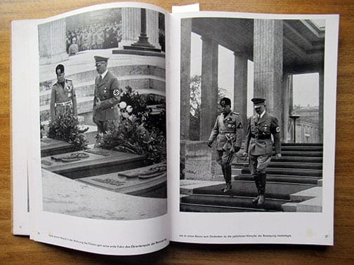 HEINRICH HOFFMANN PHOTO BOOKS ON HITLER WITH MUSSOLINI