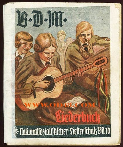 1933 BDM BOOKLET WITH NATIONAL SOCIALIST SONGS