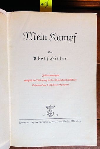 1939 SPECIAL EDITION OF ADOLF HITLERS "MEIN KAMPF" b