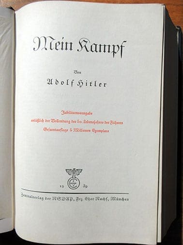 1939 SPECIAL EDITION OF ADOLF HITLERS "MEIN KAMPF" (2)