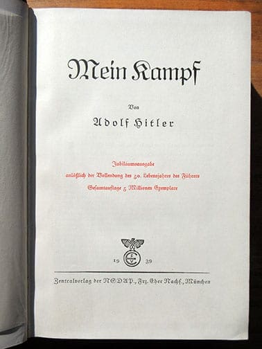 1939 SPECIAL EDITION OF ADOLF HITLERS "MEIN KAMPF" (3)