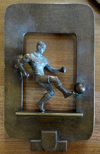 Commemorative Soccer Sculpture