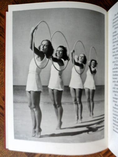 1940 PHOTO BOOK GYMNASTICS FOR GERMAN MAIDEN