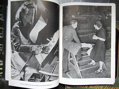 1941 THIRD REICH PHOTO BOOK ON WOMEN HELPING IN THE WAR EFFORT