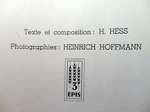 1937 H. HOFFMANN PHOTO BOOK ON ADOLF HITLER IN FRENCH LANGUAGE
