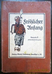 1935 'PATRIOTIC' NAZI SCHOOL BOOK FROM FRANKFURT