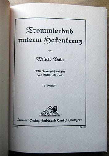 1934 PHOTO BOOK ON ANOTHER HITLER YOUTH MARTYR