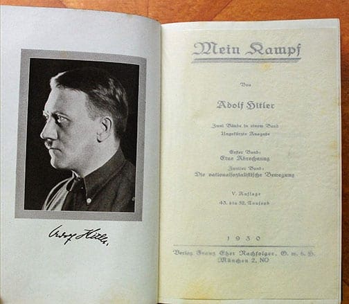 THE ERNST HANFSTAENGL COLLECTION OF ADOLF HITLERS "MEIN KAMPF"