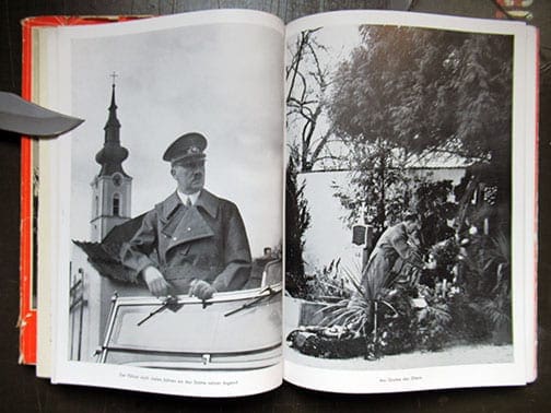HEINRICH HOFFMANN PHOTO BOOK "HITLER IN SEINER HEIMAT"