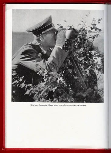 1939 HEINRICH HOFFMANN PHOTO BOOK "MIT HITLER IN POLEN"