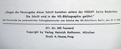 HOFFMANN BOOK "JUGEND UM HITLER"