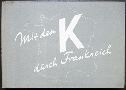1941 KAMPFGRUPPE KLEIST THROUGH FRANCE PHOTO BOOK