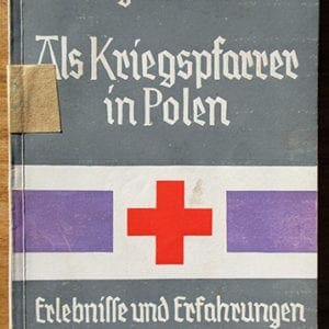 1940 THIRD REICH WAR CHAPLAIN IN THE POLAND CAMPAIGN BOOK
